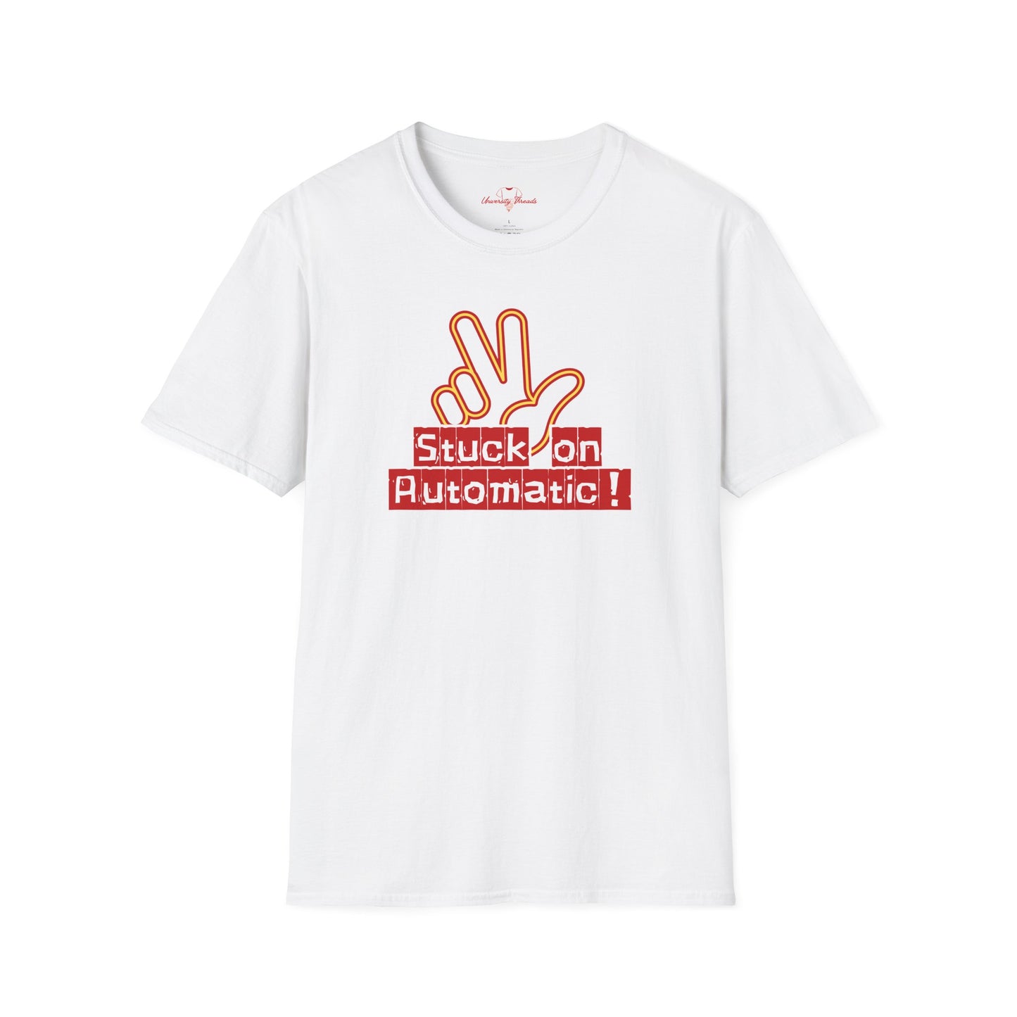Stuck On Automatic! - Unisex Heavy Cotton Tee