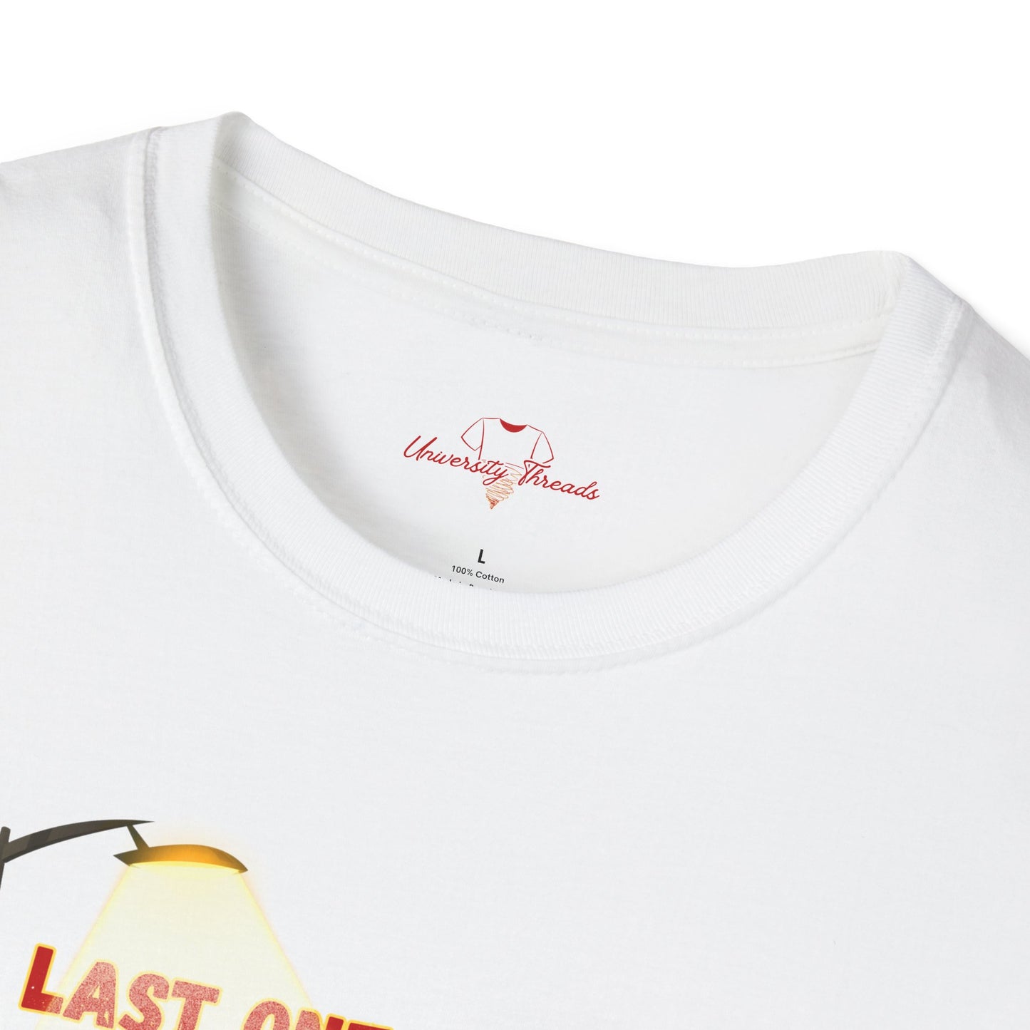 Last One Out of Ames, Turn Off the Lights - Unisex Softstyle T-Shirt