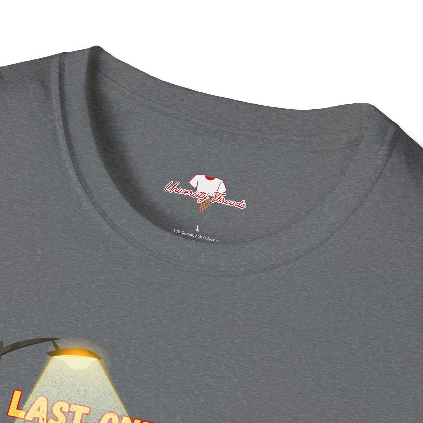 Last One Out of Ames, Turn Off the Lights - Unisex Softstyle T-Shirt