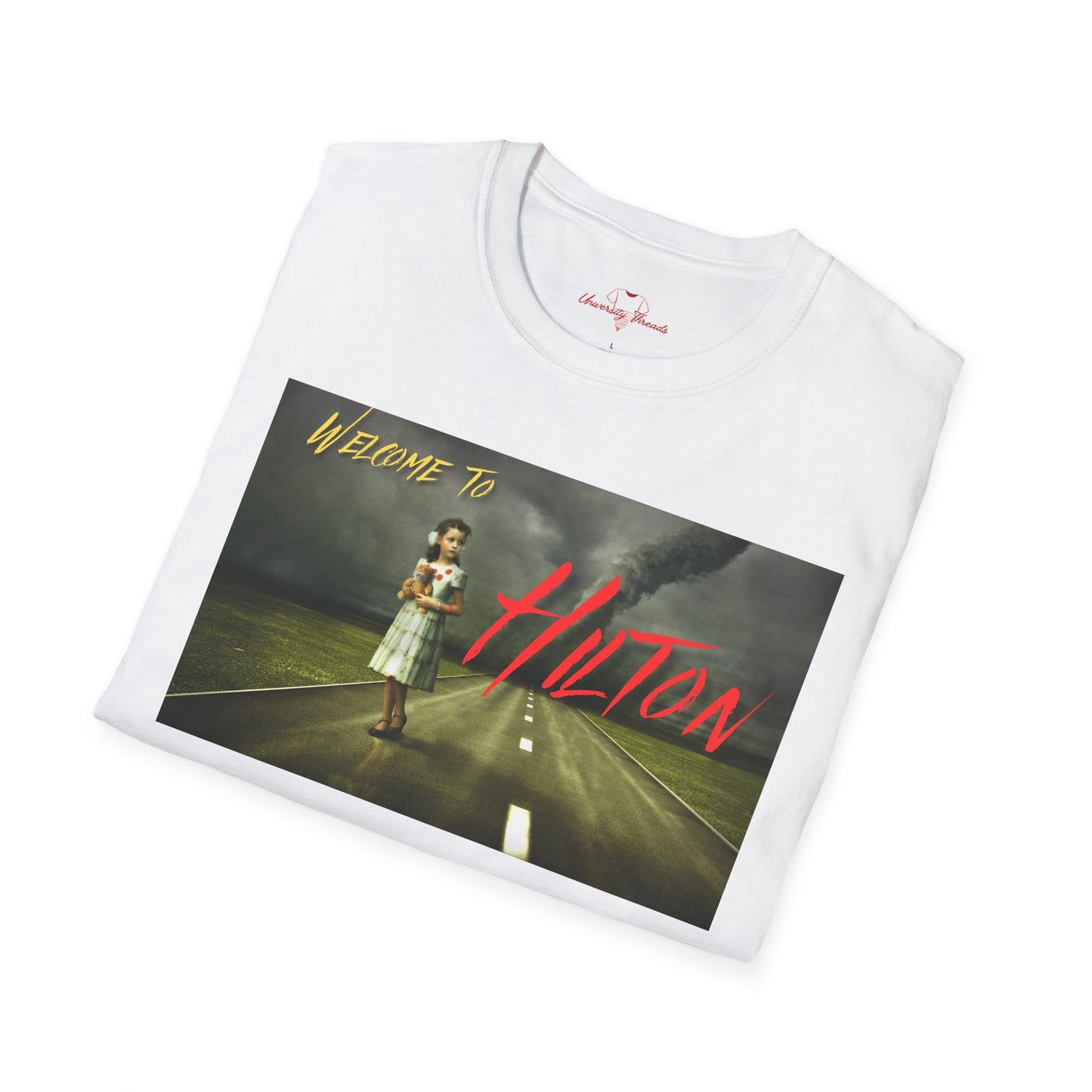 Welcome to Hilton - Unisex Heavy Cotton Tee - Casual Graphic T-Shirt