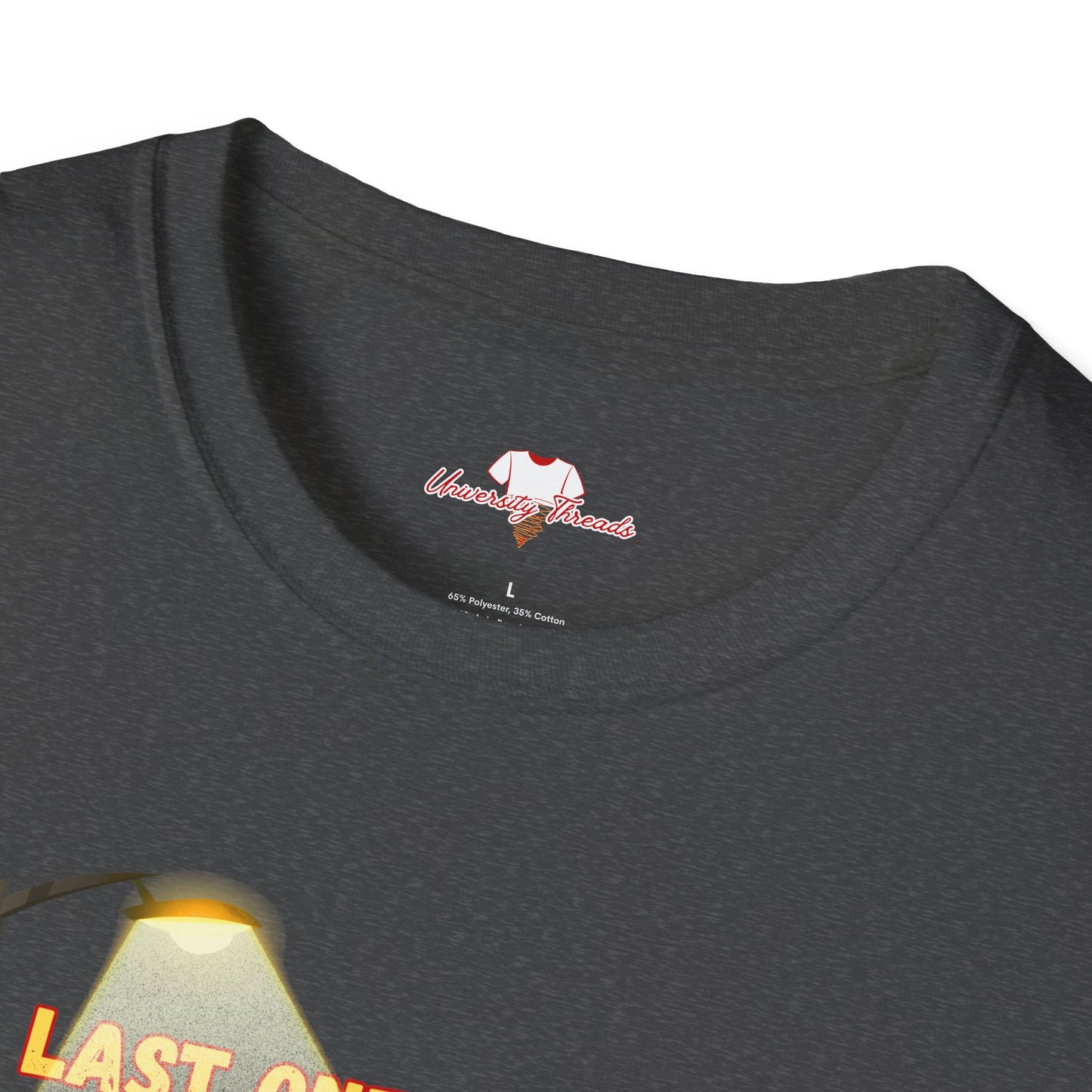 Last One Out of Ames, Turn Off the Lights - Unisex Softstyle T-Shirt