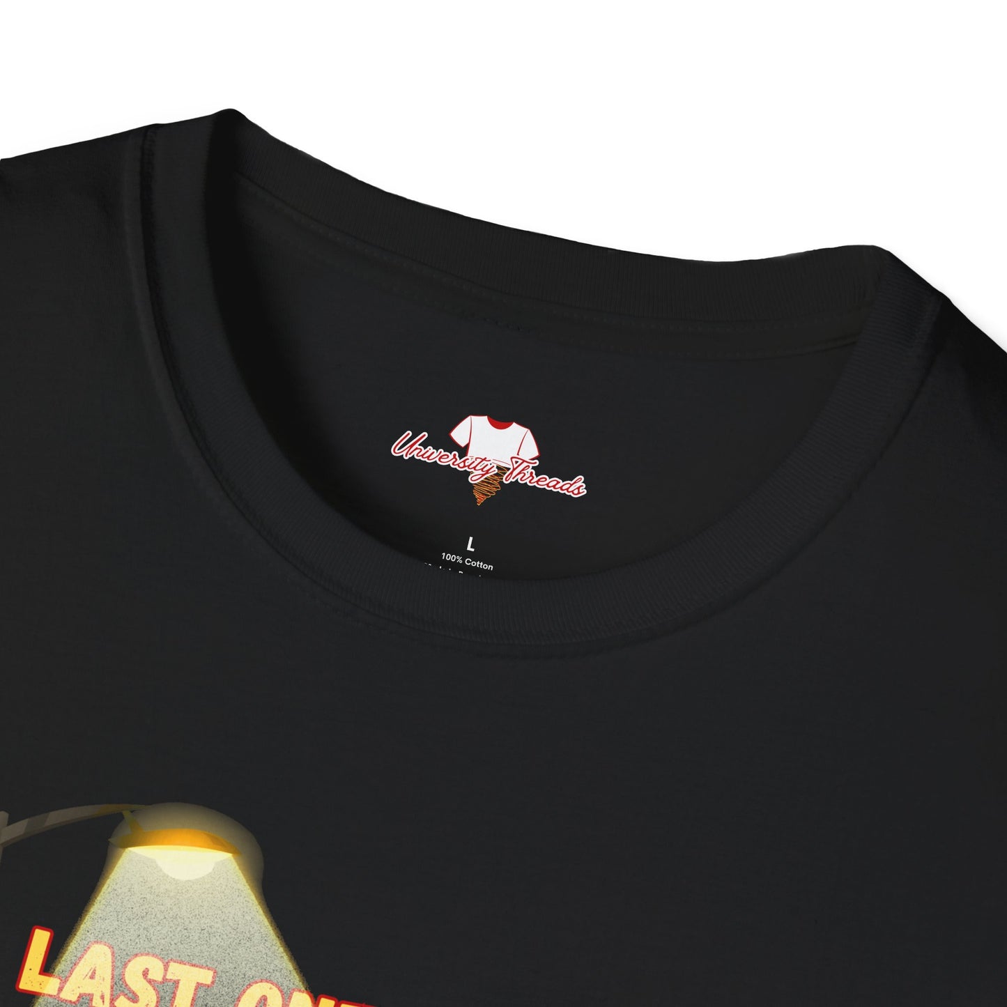 Last One Out of Ames, Turn Off the Lights - Unisex Softstyle T-Shirt
