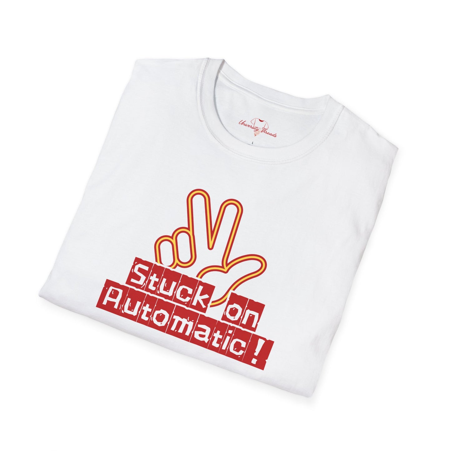 Stuck On Automatic! - Unisex Heavy Cotton Tee