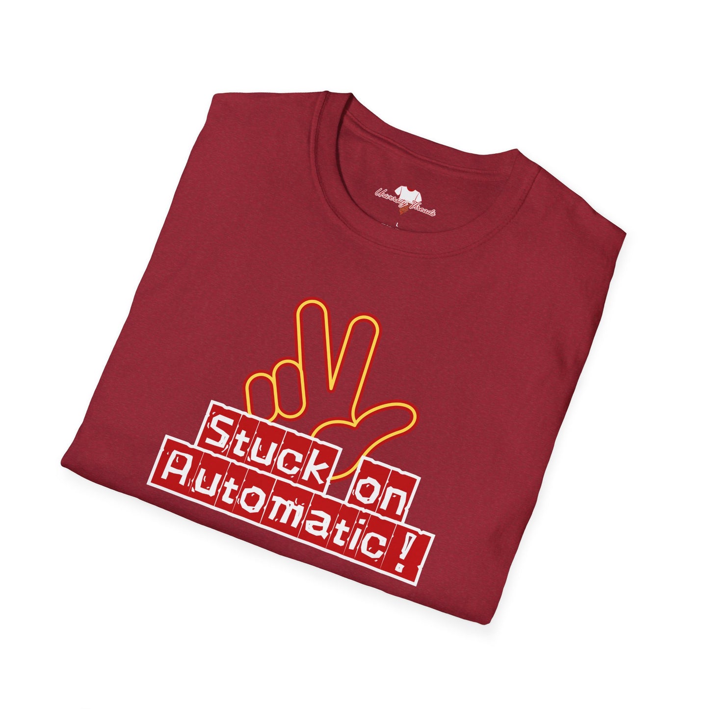 Stuck On Automatic! - Unisex Heavy Cotton Tee