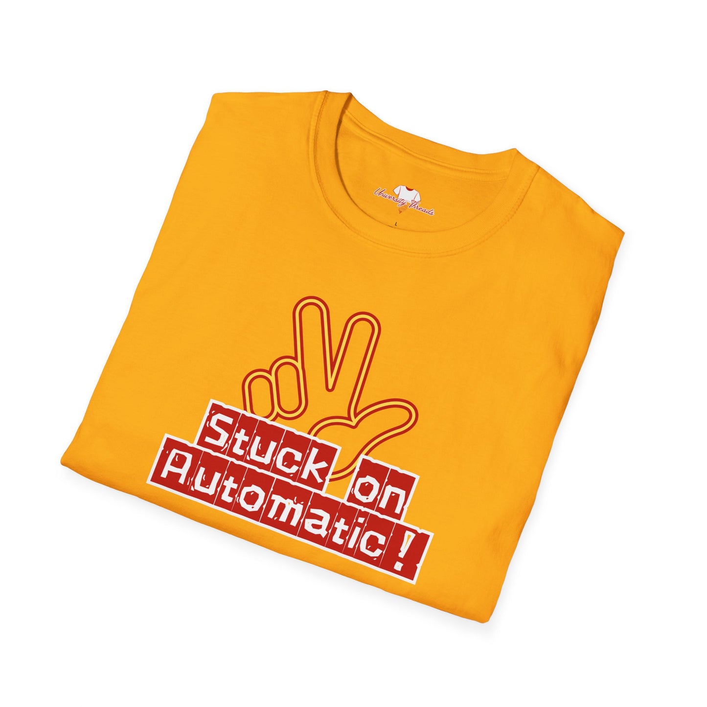 Stuck On Automatic! - Unisex Heavy Cotton Tee